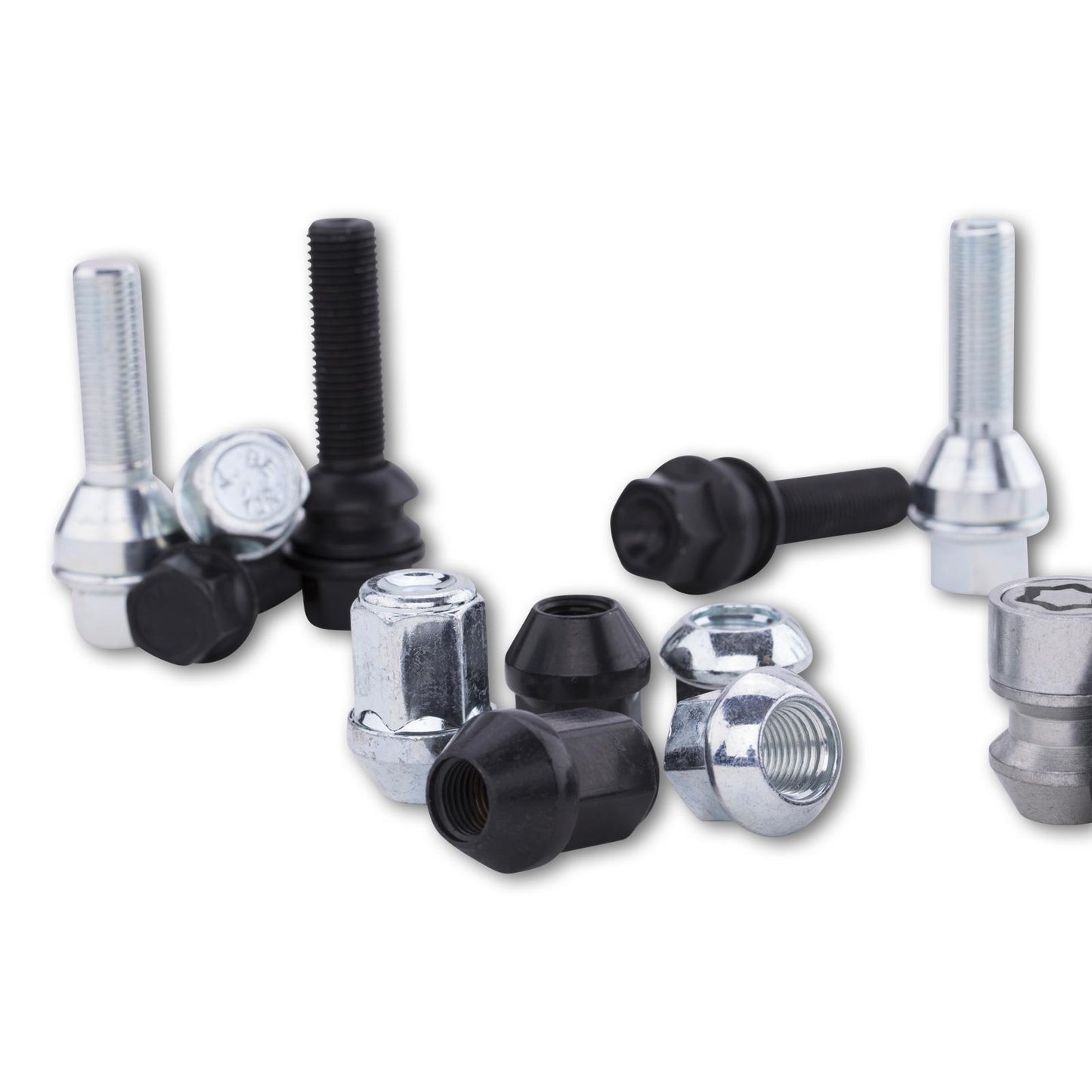 Radschraube M14x1,5x50mm KE60° silber (10 Stk)