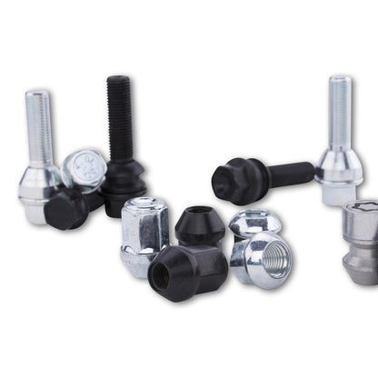 Radschraube M14x1,5x40mm KE 60° schwarz (10 Stk)
