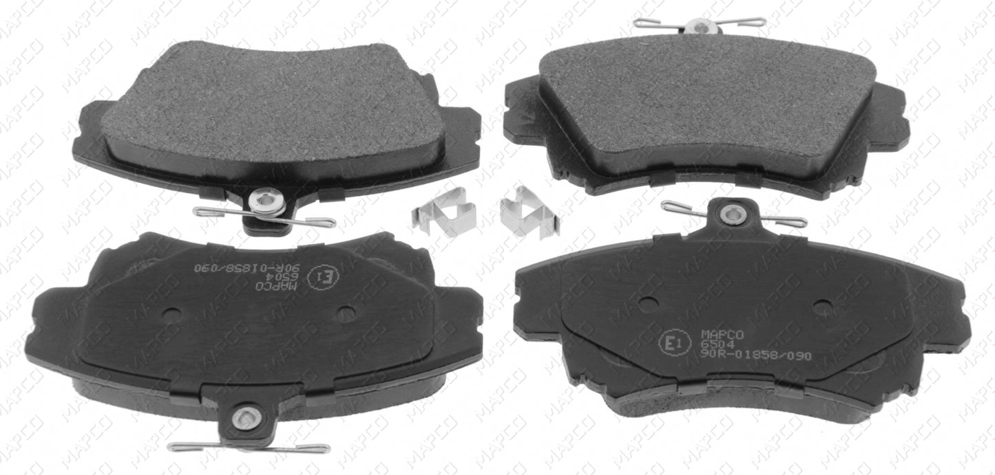MAPCO Bremsbelagsatz, Scheibenbremse Vorderachse  6504