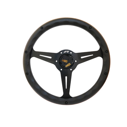 Simoni Racing Sportlenkrad Futa 350mm - Echt Holz / Schwarz