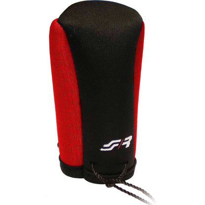 Simoni Racing Schaltknauf Hülle - Schwarz/Rot + SR Logo