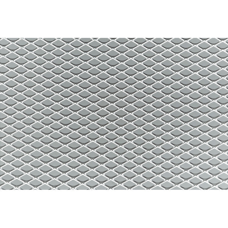 Simoni Racing Aluminium Renngitter - 125x20cm - Rauten 5x9mm