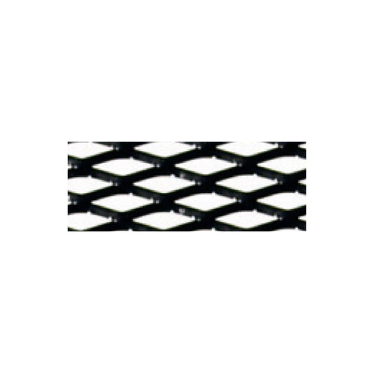 Simoni Racing Schwarz Aluminium Renngitter - 100x30cm - Rauten 9x5mm