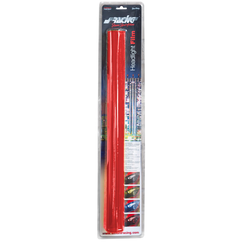 Simoni Racing Scheinwerfer-/Heckleuchtenfolie - Rot - 60x100 cm