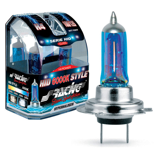 Simoni Racing Halogen Birnen 'HID Style' HB4 (6000K) Hyperweiß 12V/55W, Satz à 2 Stück ECE-R37