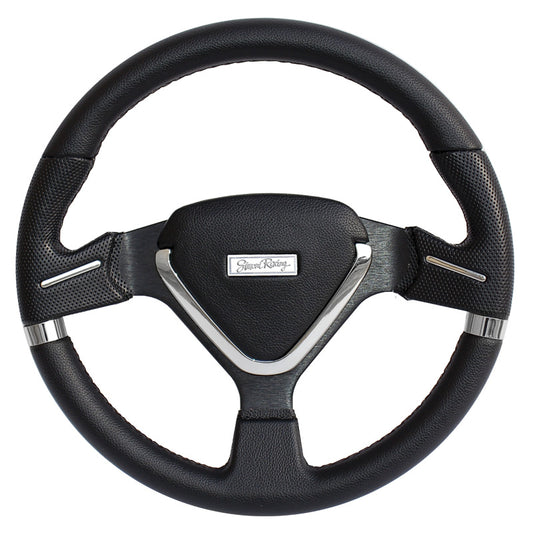Simoni Racing Sportlenkrad Montecarlo 350mm - Schwarz Leder