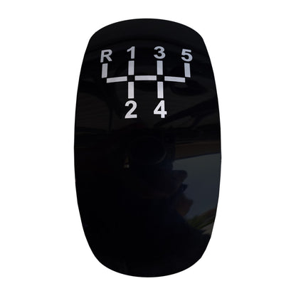 Simoni Racing Schaltknauf Skin - Aluminium/Schwarz Leder + 3 Muster