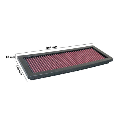 Simoni Racing Luftfilter passend für Citroën C4 / C5 (aircross) / DS3 / DS4 / DS5 / Mini Cooper / Opel Grandland X 1.6T / Peugeot 207 / 208 / 3008 / 308 / 5008 / 508 / RCZ