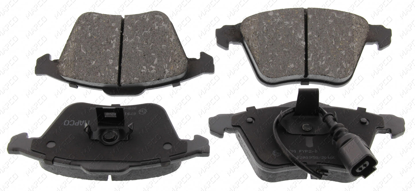 MAPCO Bremsbelagsatz, Scheibenbremse Vorderachse  6791