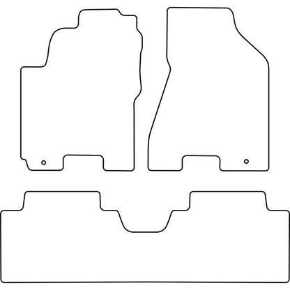 Autoteppiche passend für Kia Sportage 2004-2010 (3-teilig)