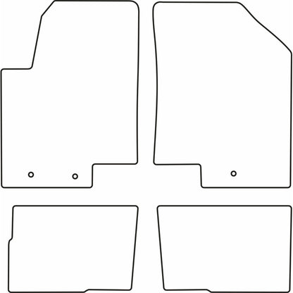 Autoteppiche passend für Kia Soul 2011-2014