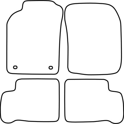 Autoteppiche passend für Nissan Sunny 1986-1995
