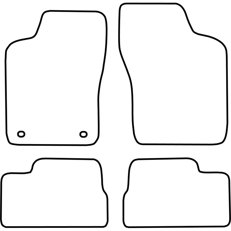 Autoteppiche passend für Opel Kadett E 1984-1993