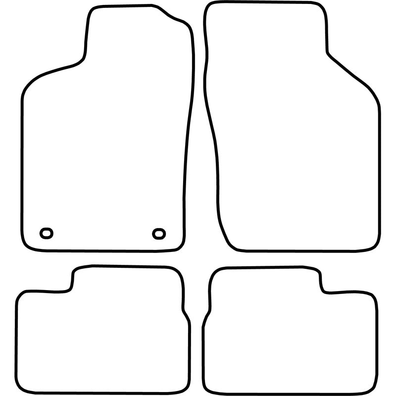 Autoteppiche passend für Opel Vectra A 1988-1995 / Calibra A 1990-1997
