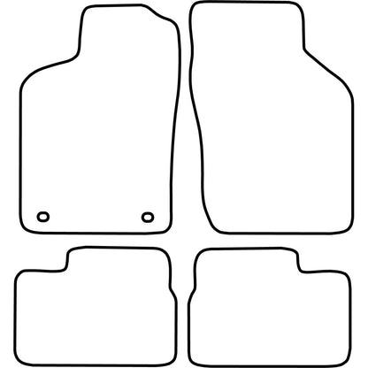 Autoteppiche passend für Opel Vectra A 1988-1995 / Calibra A 1990-1997