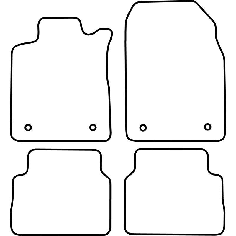 Autoteppiche passend für Opel Vectra C 2002-2004