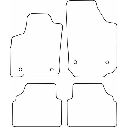 Autoteppiche passend für Opel Meriva A 2003-2010