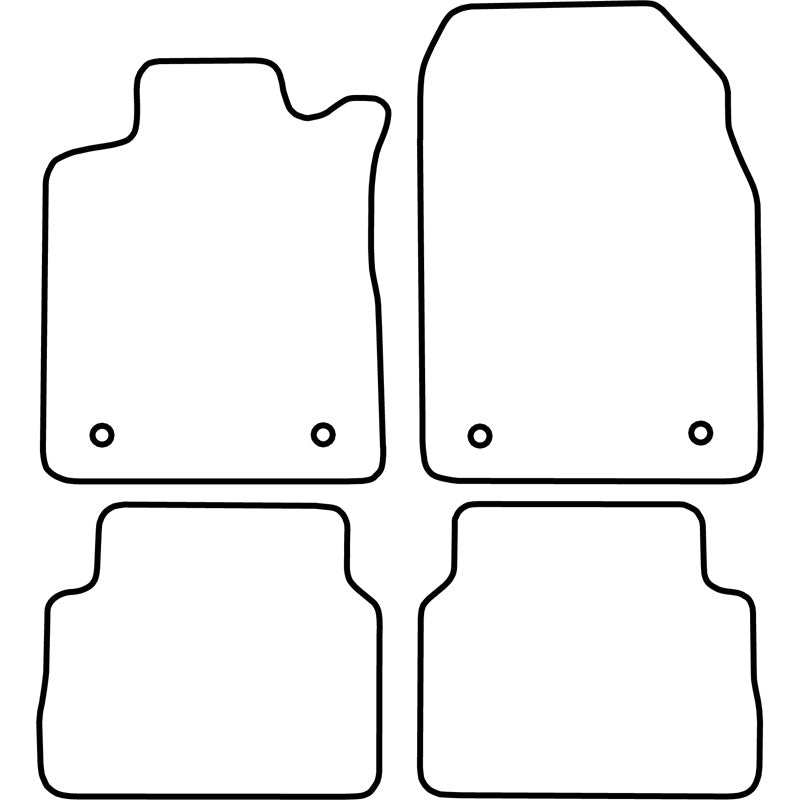 Autoteppiche passend für Opel Vectra C 2004-2009