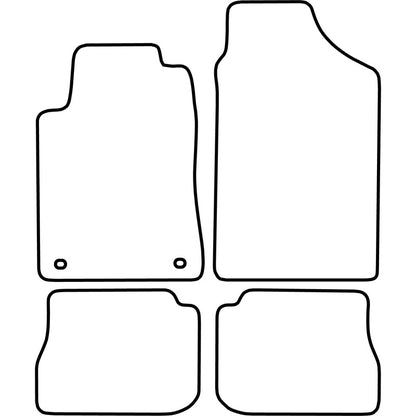 Autoteppiche passend für Peugeot 605 1991-2000