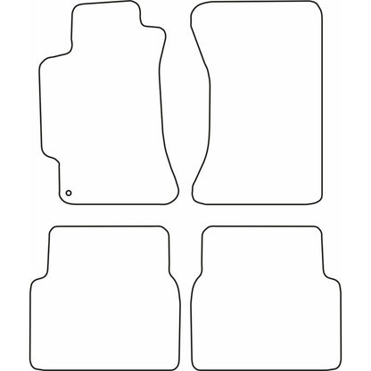Autoteppiche passend für Subaru Impreza 2000-2008