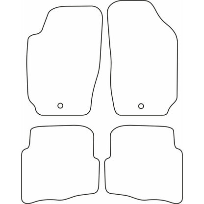 Autoteppiche passend für Seat Ibiza 2004-2008 / Cordoba 2004-2009