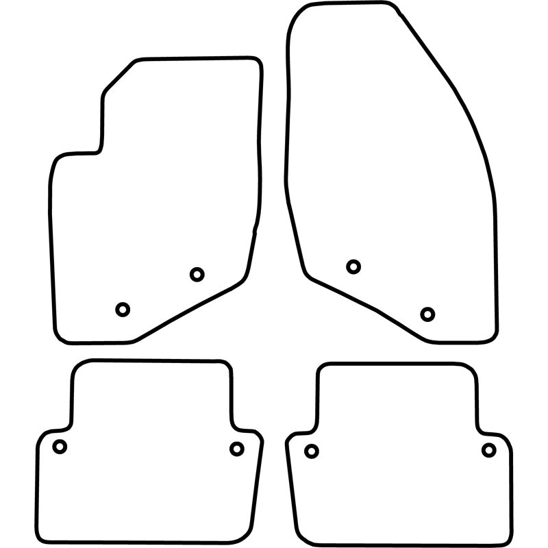 Autoteppiche passend für Volvo S80/V80 1998-2006