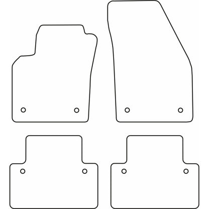 Autoteppiche passend für Volvo S40/V50 2004-2011