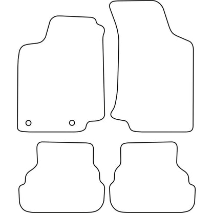 Autoteppiche passend für Volkswagen Golf III / Vento 1992-1998