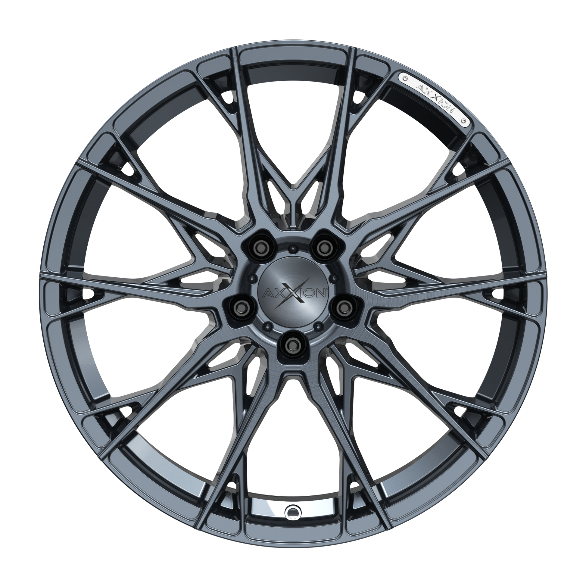 AXXION Felge X1 Smoke brushed Aluminiumsilber