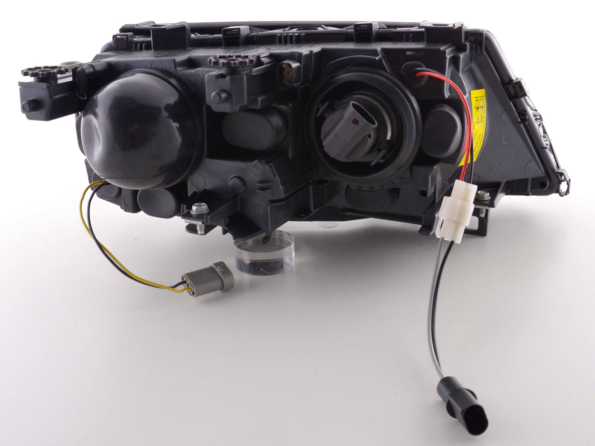 Scheinwerfer Set Angel Eyes BMW 3er Limo Typ E46  01-03 schwarz