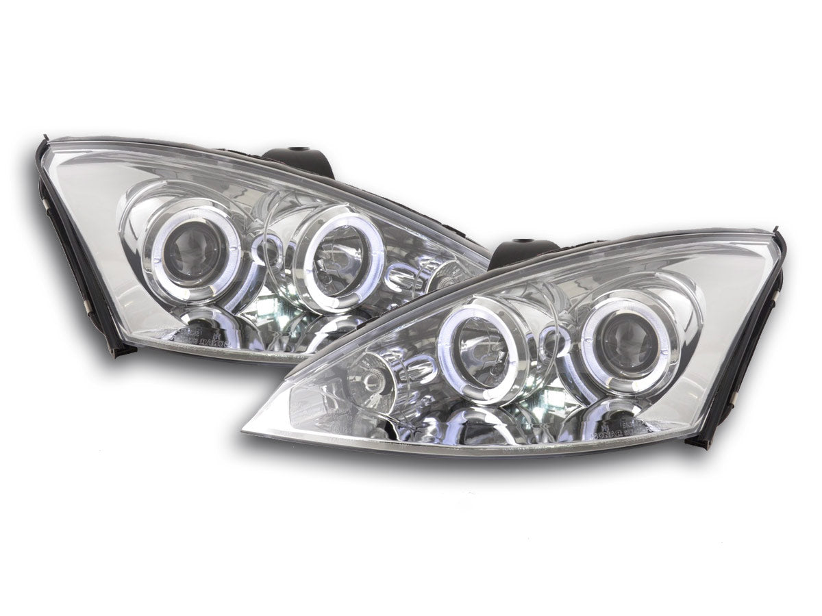 Scheinwerfer Set Ford Focus Bj. 00-04 chrom