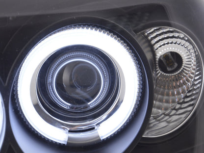 Scheinwerfer Set Angel Eyes CCFL VW Golf 3  92-98 schwarz