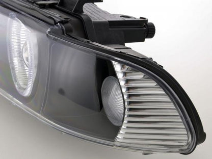 Scheinwerfer Set Xenon Angel Eyes BMW 5er E39 Bj 95-00 schwarz