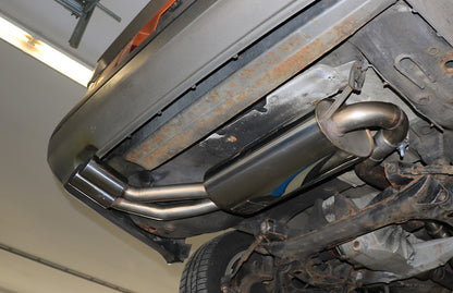 FOX Audi 80/90 Typ 85 quattro Facelift Endschalldämpfer - 2x76 Typ 10