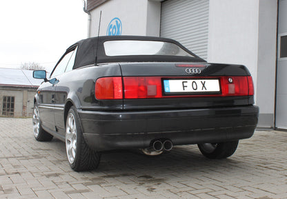 FOX Audi 80/90 - Typ 89, B3 Limousine/ Coupe/ 80 B4 - Cabrio Endschalldämpfer - 2x76 Typ 10