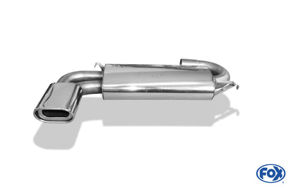 FOX Audi 80/90 Typ 89 quattro Endschalldämpfer quer - 135x80 Typ 53