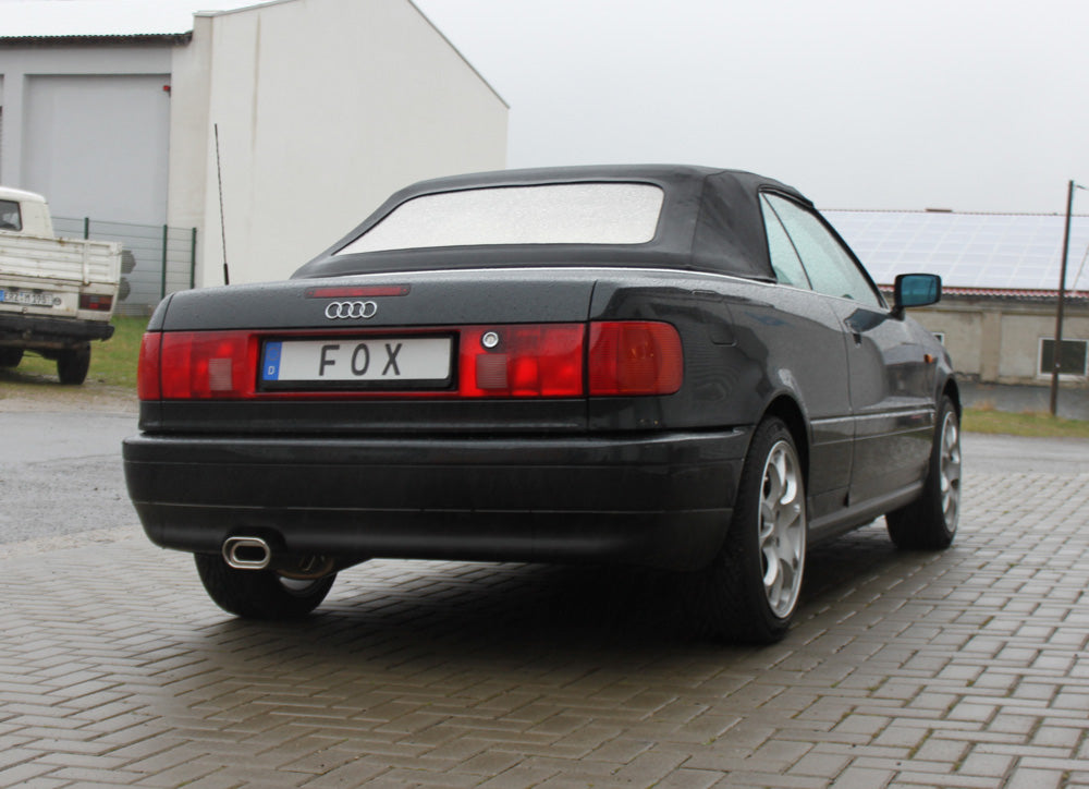 FOX Audi 80/90 - Typ 89, B3 Limousine/ Coupe/ 80 B4 - Cabrio Endschalldämpfer - 135x80 Typ 53