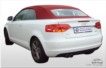 FOX Audi A3 - 8P (Cabrio) Endschalldämpfer Ø70mm einseitig - 2x76 Typ 17