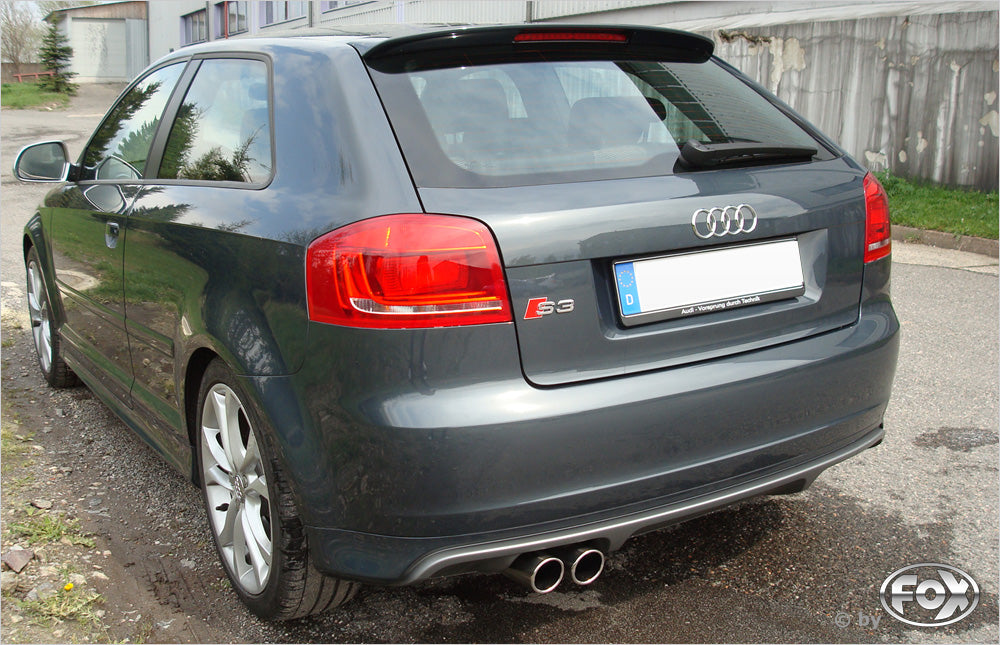 FOX Audi S3 - 8P Endschalldämpfer - 2x90 Typ 17