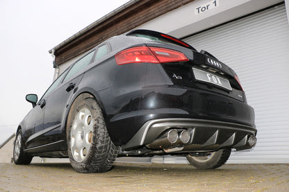 FOX Audi A3 - 8V Sportback Endschalldämpfer Ausgang rechts/links - 2x90 Typ 16 rechts/links