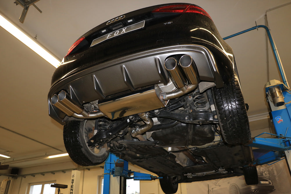 FOX Audi A3 - 8V Sportback Endschalldämpfer Ausgang rechts/links - 2x90 Typ 16 rechts/links