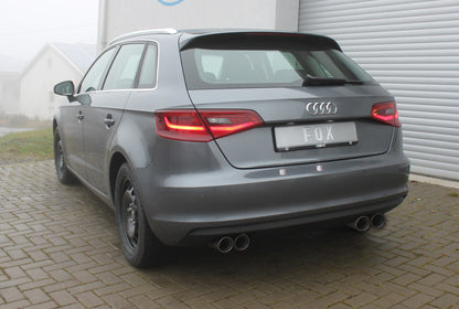 FOX Audi A3 - 8V Sportback Endschalldämpfer Ausgang rechts/links - 2x80 Typ 25 rechts/links