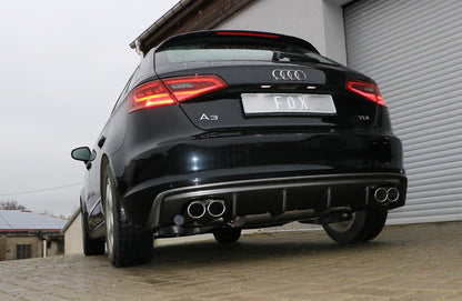 FOX Audi A3 - 8V Sportback Endschalldämpfer Ausgang rechts/links - 2x88x74 Typ 32 rechts/links