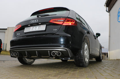 FOX Audi A3 - 8V Sportback Endschalldämpfer Ausgang rechts/links - 2x88x74 Typ 32 rechts/links