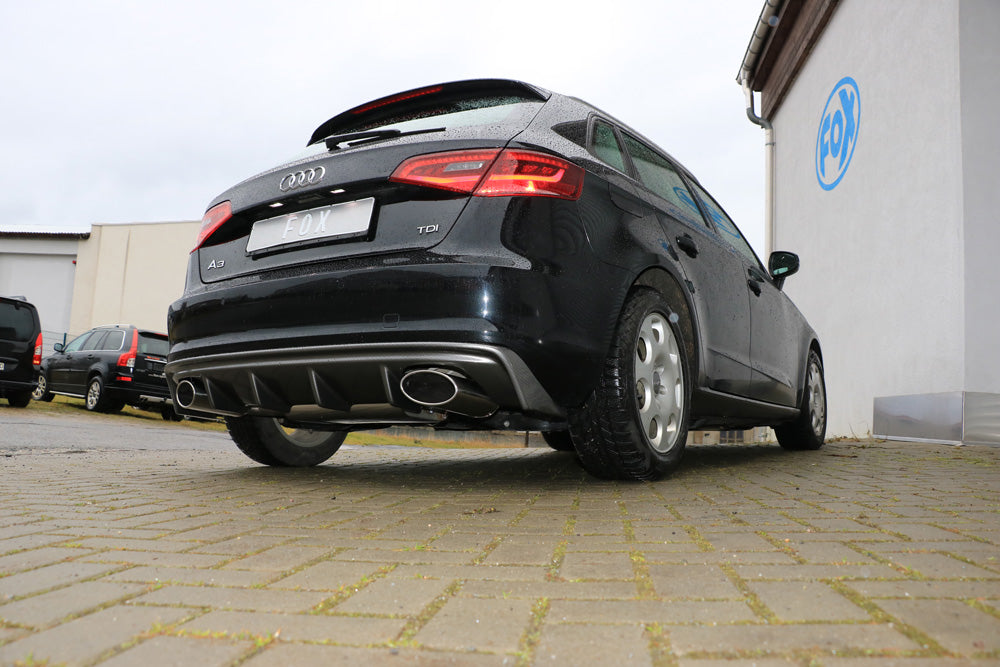 FOX Audi A3 - 8V Sportback Endschalldämpfer Ausgang rechts/links - 160x90 Typ 38 rechts/links