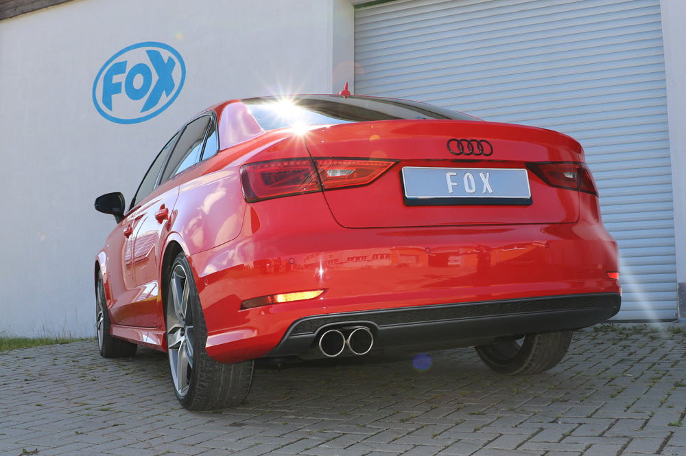 FOX Audi A3 - 8V Limousine "mit S-Line" Endschalldämpfer - 2x80 Typ 16