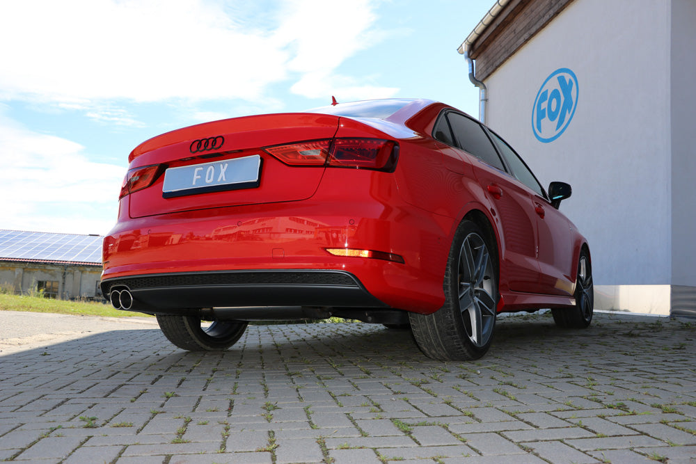 FOX Audi A3 - 8V Limousine "mit S-Line" Endschalldämpfer - 2x80 Typ 16
