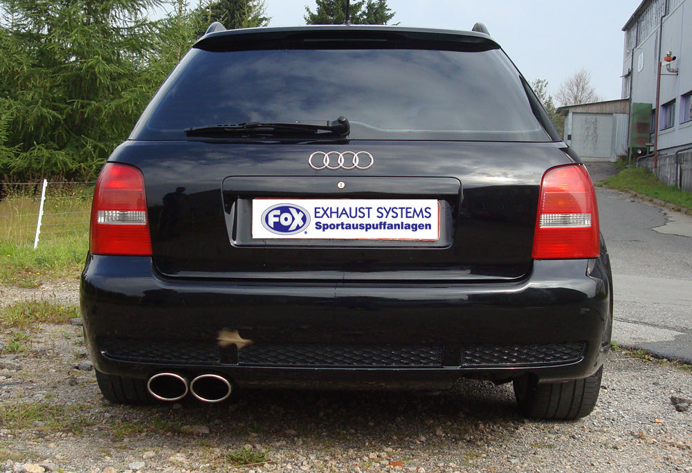FOX Audi RS4 B5 Endschalldämpfer - 2x115x85 Typ 32