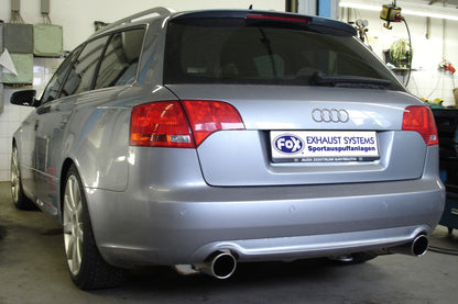 FOX Audi A4 Typ B7 quattro Endschalldämpfer rechts/links Ø63,5mm - 1x90 Typ 17 rechts/links