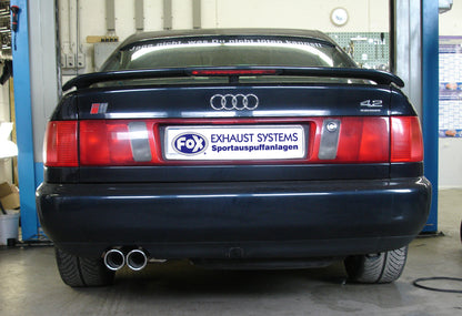 FOX Audi 100/A6 Typ C4 quattro Endschalldämpfer - 2x70 Typ 16